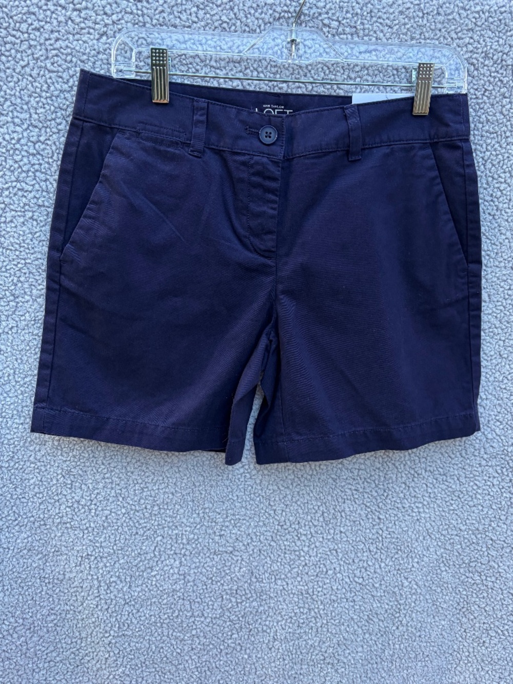 LOFT Original 6' inseam shorts, Dark Blue color - Size 2 (NWT)